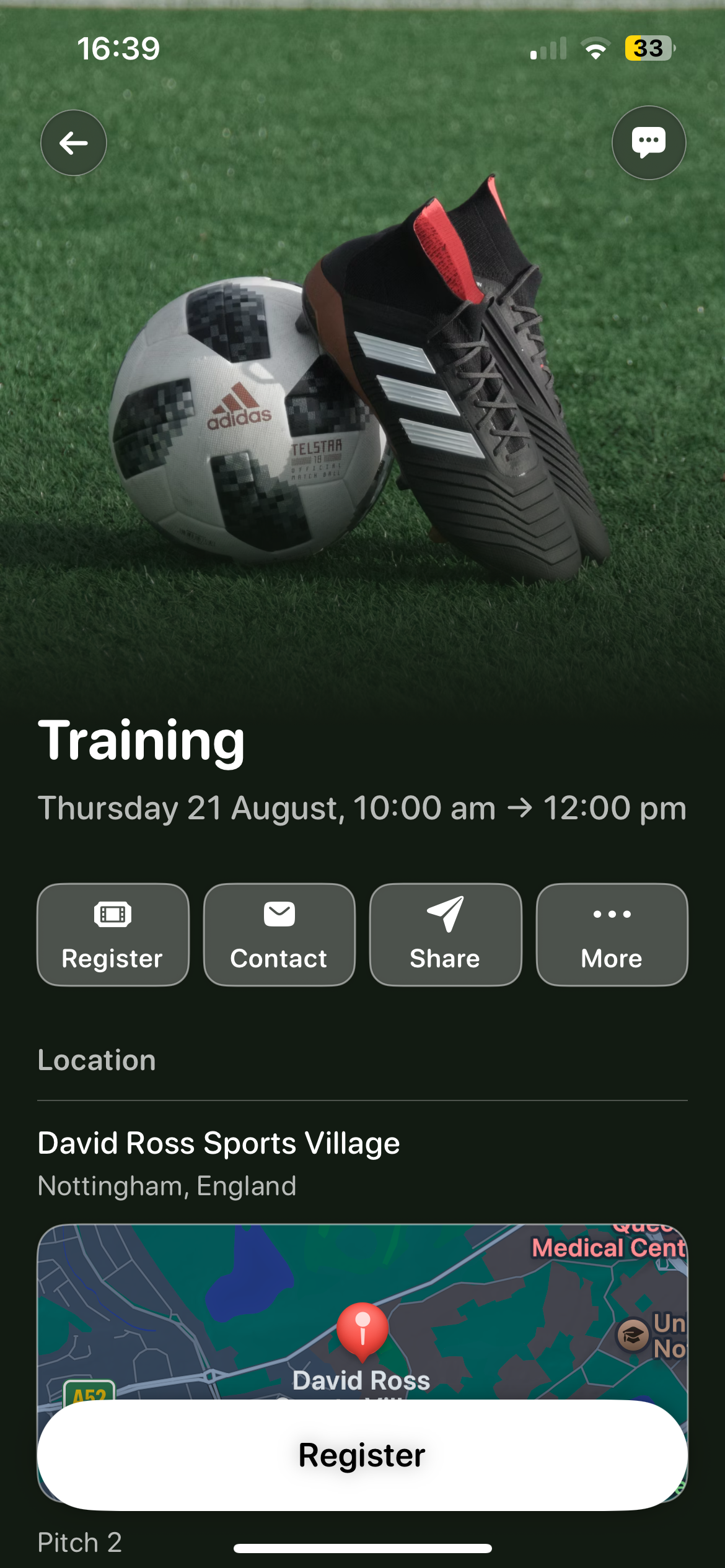 Event screenshot