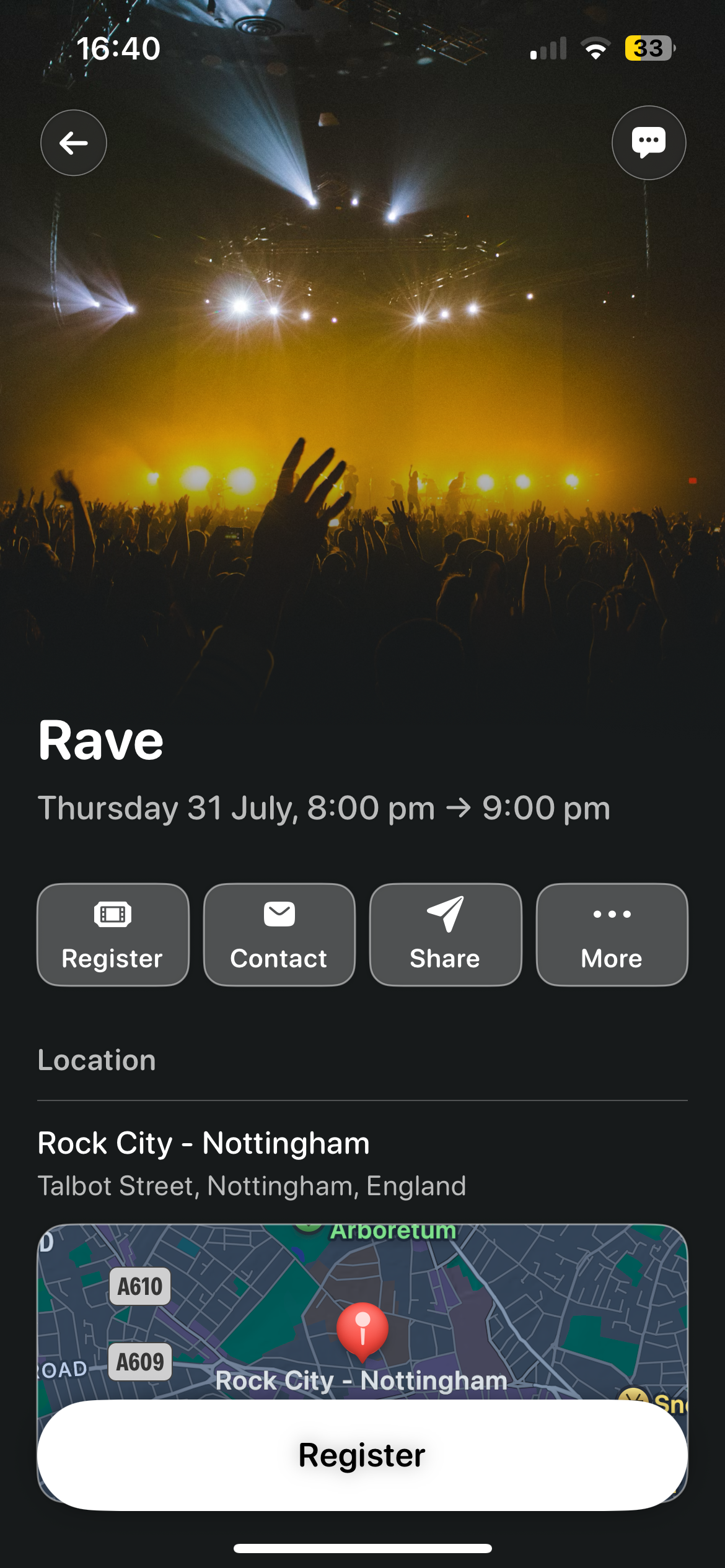 Event screenshot